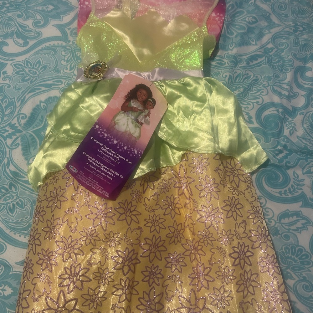 Princess Tiana Costume Dress